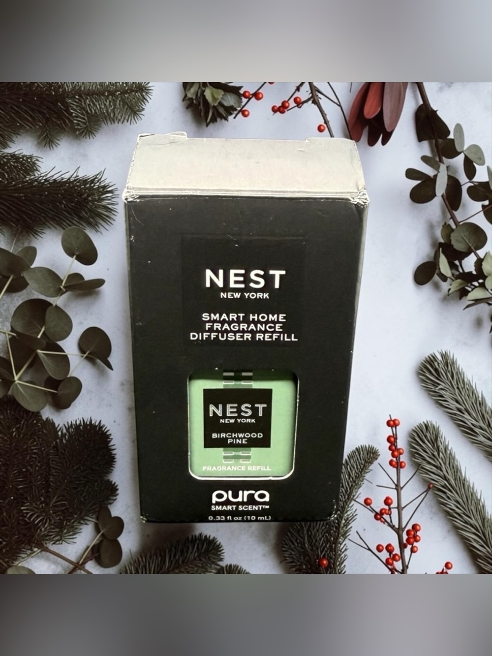 ♥️NEST New York♥️Birchwood Pine Single Refill for Pura Smart Home Diffuser/NIB